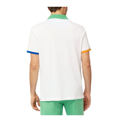 Harmont & Blaine Polo Polo Uomo bordi colorati Bianco giallo - Francavilla Moda